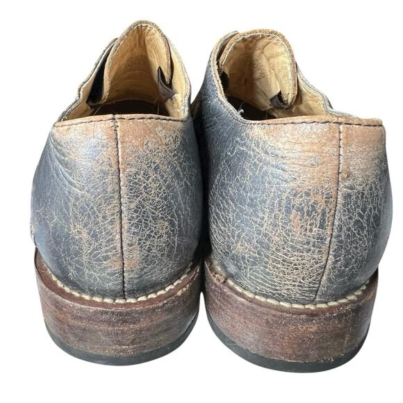 Bed Stu Women’s Eden Grey Distressed Slip On Loafer Size US 9 - Picture 8 of 11